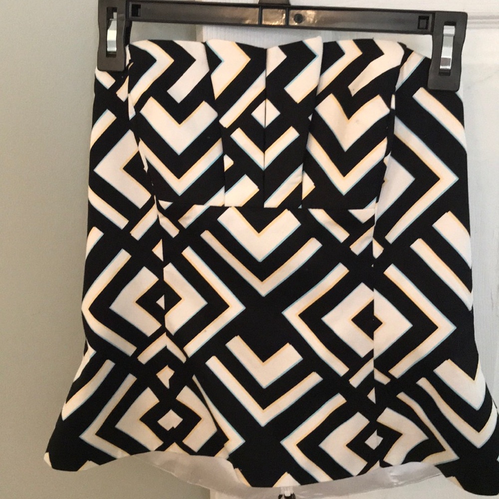 White House Black Market Strapless top